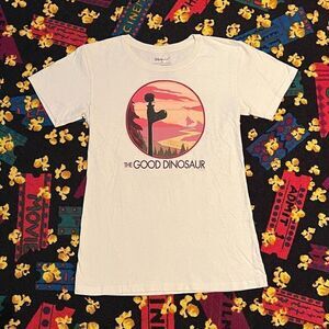 Disney The Good Dinosaur White Graphic Tee Shirt / Size M